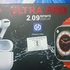 Hiwatch Pro T10 Ultra Pro Smart Watch With Airpods