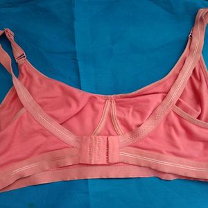 Coral Thick Strap Bra