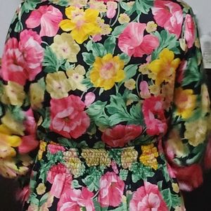 Multicolor Floral Top