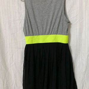 Black & Grey Mini Dress