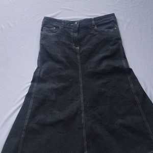 Charcoal Flared Mermaid Skirt