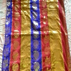 Pattu Saree With Jerry Borders, Palau.