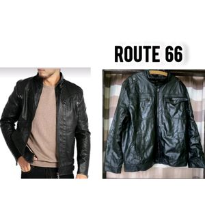 Route 66 Leather black jacket