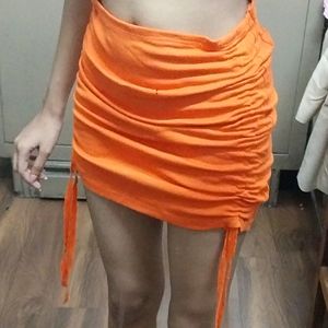 Tie Up Short Skirt (Mini)