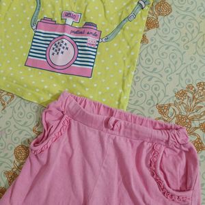 Summer Top Shorts Set