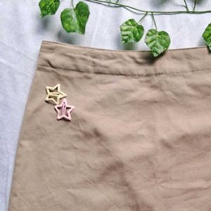 Pinterest inspired beige skirt