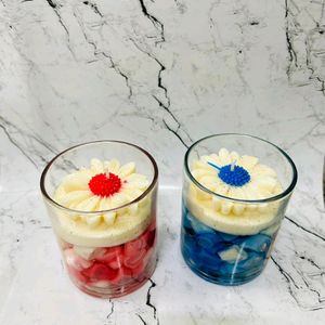 Beautiful Glass Jar Candles 100% Soy Wax