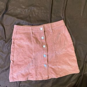 Winter Denim Coral Mini Skirt 😍