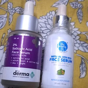 SET OF 2 FACE SERUM Derma Co And Moms