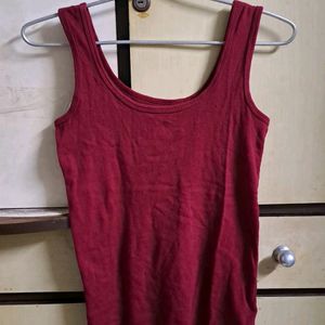 Maroon Tank Top