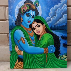 Radha Krishna Canvas Painting