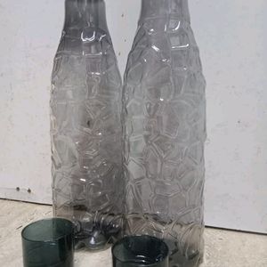 Plastic water Bottles Pack Of 2