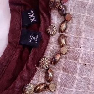 Brown Anarkali