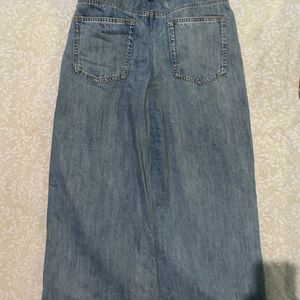 Long Denim Skirt