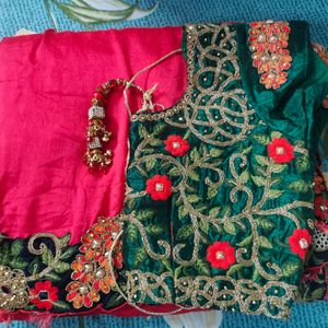 Red Saree