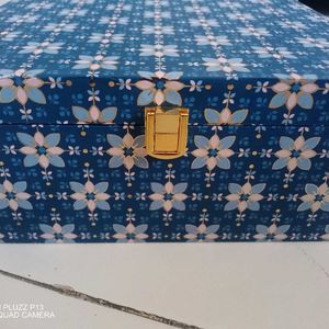 🟩Offer🟩Blue Colour Cardboard Storage Box