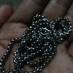 Silver Coated Chain For Men