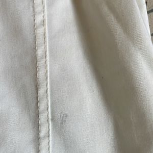 Beautiful White  jacket With Stains (washable)