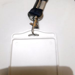 Badge Holder With Steel Hook And Ribbon