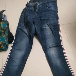 Strip Unisex Jeans