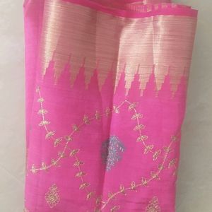 New Pink Saree