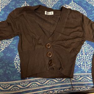 Assamese Woolen Stretchable Blouse In Brown🤎