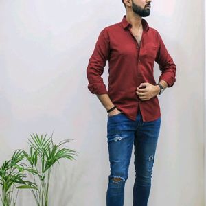 Rakhi Sale💥Maroon Shirt 🔥