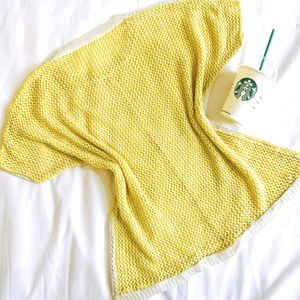 Pinterest Knitted Shinny Block Pattern Top