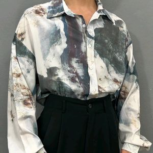 Abstract printed shirt