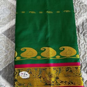 Fancy Silk Cotton Saree Without Blouse 004