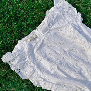 Coquette Lux Brand LOFT Summer White Dress