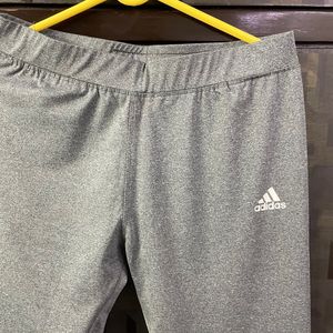 GREY ADIDAS GYM WEAR