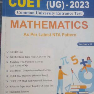 Cuet Maths Book By Pw