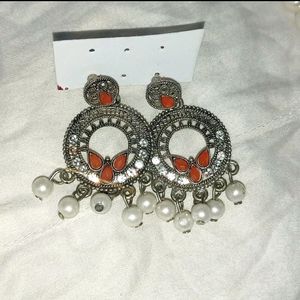 Trend Lastest Design Peal Set With Earring