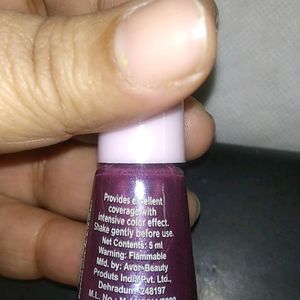 Avon Simply Pretty Color Me Pretty Nail Enamel - Code - Passionate Purple - NE0