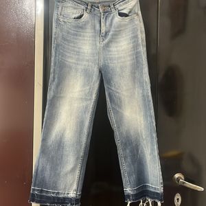 Straight fit denim