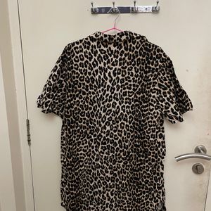 Cheetah Print Long T-shirt