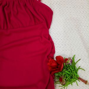 Rose Pink Western Dress For Women