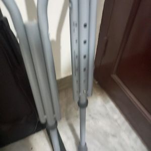 Crutches (Baisakhi) Adjustable Height, New Pair