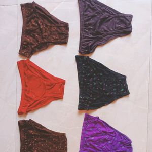 Pack Of  6 Briefs For Women Xs Size And S