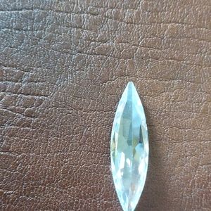 Boat Shape Zircon Stone White