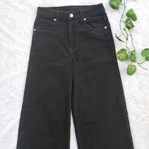 H&M Wide Twill Trouser