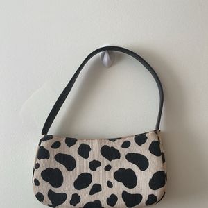 Cowprint Shoulder Bag