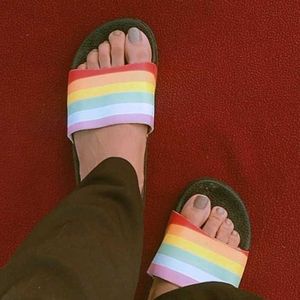 Multicolour Flip Flops 🌈