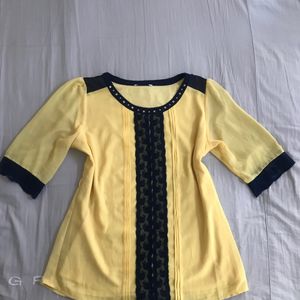 Baby Yellow Top Bust 36-38