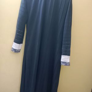 Dark Grey Abaya