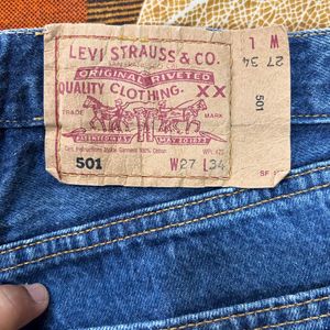 Levis Jeans 501 Series ( Size 27)