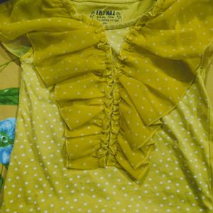 Butterfly Yellow Top