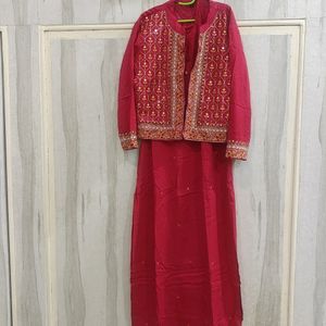 Kurti With Jecket Dress