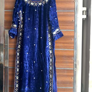 Velvet Hand Embroidery Kurta